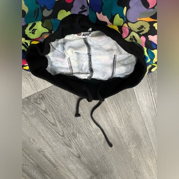 A Bathing Ape Multi-Color Camo Shark Shorts - Picture 6 of 13